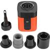 Generic Pompa portatile senza fili ultra veloce per materasso ad aria con batteria da 2600 mAh galleggiante per piscina, strumento gonfiabile con luce di segnale di emergenza SOS e torcia per campeggio
