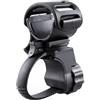 Netbiio Supporto per torcia elettrica a rilascio rapido per bici girevole a 360 gradi Supporto per lampada da bici LED Torcia Clip Mount Holder