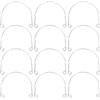 WRITWAA Supporti Angolari Installazione Rapida per Tasche da Biliardo in Lega di Alluminio Argento, Kit 2 Set per Tavoli da Gioco Indoor per Appassionati di Biliardo
