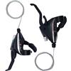 Generic del cambio per bicicletta - Set interruttore a pollice in lega di alluminio 19 x 24 x 6 cm | Interruttore del freno per bicicletta con cambio fluido, mountain bike, pendolarismo su strada |