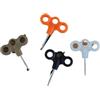 WVYHLAMRC Picchetti for Tenda da 4 Pezzi, picchetti a Vite a 3 Occhielli in Acciaio Inossidabile for Corda Antivento da Campeggio, Chiodi for Ponte Esterno con Design filettato