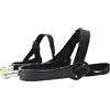 Generic Set di coppie di speroni equestri con cinghie, per calzature da equitazione, accessori per speroni con estremità arrotondate in lega per addestramento dei cavalli e uso quotidiano per la scuola Set di