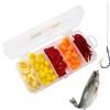 Generisch Esche da pesca, 100 esche morbide in PVC, per pesca in acqua e
