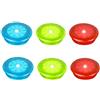 Qoidrfofse Luci per Raggi per Bici da 6 Pezzi, luci per Ruote per Bicicletta a LED Impermeabili, Pneumatici Colorati per Guida Notturna, Adulti e Bambini