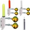 Generico Fishing Rod - Light Clamp Fishing Rod Lights Waterproof Indicator | Rechargeable Fish Alert Finder Lamp For Beginners Enthusiasts Professionals