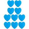 AKOOSY 5 Paia Supporto per Occhiali a Forma di Cuore in Silicone Antiscivolo e Confortevole, Accessorio Semplice alla Moda per Sport All'aperto e Nuoto