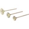 Tdoutop Set di 3 Punte di Ricambio da 1,2 Cm, 1,4 1,6 Cm per Testina di Smerigliatura Portatile in Lega, Pezzi di Ricambio per La Riparazione.