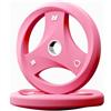 RitFit Dischi olimpionici con diametro di 50 mm, in poliuretano (2 x 5 kg, rosa)