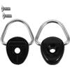 SHERCHPRY Anelli in Acciaio Inox per Kayak con Corda Elastica 2 Pezzi