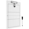 USHOBE Lavagna Durata in Bianco PVC Display di Pallavolo Tattica e Chiaro Elevata per Allenamenti e Partite Volley