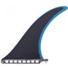 SDVXUOLM Longboard da Surf 10 con Pinna a Singola a Falce, timone in Fibra di Vetro qualità Professionale Finitura Lucida Compatibile Facile da sostituire(Blue)