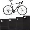 DBTW 4 Pezzi S/M/L/XL Neoprene Protezione per Telaio della Bicicletta, Protezione Eccellente Accessori per Biciclette Protezione dai Graffi, Protezione del Telaio in Carbonio per MTB Road Bike