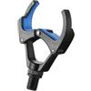 Helilyco Testa di appoggio per canna da pesca alla carpa a sgancio rapido, con funzione di blocco automatico per un supporto sicuro sulla canna da pesca, accessorio per attrezzatura d'acqua dolce (blu)