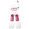 Speedo Glide Scuba Set Jnr Pin, Immersione Bambino, Pink, 36-38