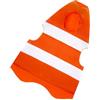 TWISAXC Costume creativo da cono stradale per bambini per Halloween, arancione vivace, per travestimenti e feste festive. Costume da cono stradale arancione, Arancia, dalla L alla XL
