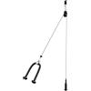 GORILLA SPORTS® Carrucola Palestra - 2m, Acciaio, Nylon, Supporto Dischi Pesi, Corda per Tricipiti da 70 cm, Max 150 kg - Set Accessori e Cavi per Puleggia Lat Machine e Allenamento a Casa con Pulley