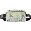 JUNZAN marsupio resistente dello strappo di sport dei durevoli per camminare | Cintura elastica in vita Sport Fanny Pack Sport Fitness Allenamento Panda