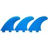 SDVXUOLM Pinne Wave in plastica blu da 3 pezzi for tavola surf Facile da sostituire