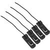 Toddmomy Clip Pinna da Surf Staccabile in Nailon 4 Pezzi per Tavola da Paddle e Stand Up, Accessori per Tavole da Surf Pinne per Aumentare Stabilità e Direzione, per Atmosfera Estiva