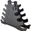 Hidyliu Porta Manubri Compatto Dal Design Multistrato, Piccolo Supporto per Manubri per Palestra Domestica, Materiale PP, 3/5 Piani (D)