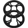 SHINEOFI 2 Pezzi Copertura Protezione per Guarnitura Bicicletta 5 Fori in Plastica Nero, Facile Installazione, per Biciclette Fixed Gear e Mountain Bike 42 Denti