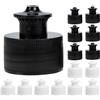 Ciieeo 30 Pezzi Tappo Push Pull per Borracce Sportive in Plastica 28mm, Chiusura a Tenuta Stagna, Operazione Mano, Adatto alla Maggior Parte delle Bottiglie Sportive