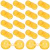 GETAJGHSD Campanelli da Pesca 25 Pezzi in Abs Arancione Indicatore di Morso Pratico per Accessori Carpfishing Durante la Battuta di Pesca All'aperto