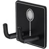 ZWWAAZHF Racchetta da parete in metallo con gancio da appendere per racchette da tennis, espositore verticale per garage, palestra, allenamento, tennis, display verticale per garage, camera da letto