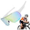 Generic Occhiali da bici | Occhiali da ciclismo | Protezione UV con scudo protettivo dal design ergonomico occhiali di sicurezza per sci ciclismo costruzione corsa all'aperto