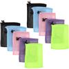 HOMSFOU Set 10 Pezzi Sacchetti in Rete di Nailon Coulisse Resistenti Strappo per Uso Quotidiano e Viaggi Borsa Multifunzionale per Atleti e Viaggiatori