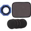 Vaguelly Kit di Lucidatura per Palle da Bowling Supporto Leggero in ABS e Microfibra, Accessori per Pulizia e Levigatura, per Pulizia e Lucidatura Professionale