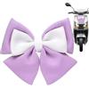 Generisch Helmet Bow - posteriore 3D, per donne e ragazze, per motociclisti, scooter elettrici, auto, paraurti posteriore