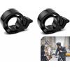 SIVITE 2 Mini Campanelli per Bicicletta in Lega di Alluminio, Suono Penetrante per Manubri 22-24mm, Universali per MTB Bici da Città e Scooter Elettrici