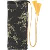 CRAFTHROU Borsa per Trasporto Spade in Seta Nera Vintage con Chiusura Regolabile, Custodia Elegante per Arti Marziali e Accessori Lunghi, per Viaggi
