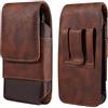 CFKNDBP Fondina Porta Cellulare Uomo da Cintura, Borsello Cellulare Cintura Pelle, Piccolo Pochette da Cintura per Telefono in Pelle Borsa Sacchetto da Cintura Portatelefono Fondina per Carte Cellulare
