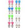 PACKOVE Luci per Risparmio in per Mountainnergetico Plastica e Metallo LED 16 Pezzi Accensione Automatica Colore Casuale Ruote Bici Bike e Bici Ordinaria