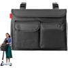 Generisch Borsa da manubrio per scooter, borsa anteriore per mountain bike e bici da | strada, borsa per manubrio elettrico di grande capacità, monopattino elettrico con tasche multiple per ciclismo
