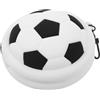 ibasenice Portamonete in Silicone a Forma di Pallone da Calcio, Portafoglio Sportivo Compatto per Uso Quotidiano e Allenamenti, Custodia Mini per Auricolari e Piccoli Accessori