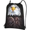 YYHHAOFA White Head Eagle Prints - Zaino leggero da palestra con tessuto impermeabile e tasche multiple per viaggi e sport