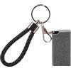 Gucagle Contenitore ermetico portatile Scatola di immagazzinaggio in lega di alluminio resistente all'acqua Supporto ermetico per portatile sigillata per piccoli oggetti da campeggio (Nera)