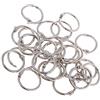 Hisxrcal 10 Pezzi Anello Libro Portachiavi Metallo Apribile Rilegatura Split Perfetto per Organizer Raccoglitori Foto Adatto per Ufficio Scuola Casa, 14