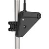 Aobelieve Montaggio su palo per trasduttore Lowrance Eagle Eye 9, staffa per tubo rotondo da 2 cm a 5 cm, supporto trasduttore per barca kayak in nylon con viti in acciaio inossidabile, chiave