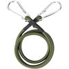 TAZIZI Cinghie elastiche resistenti elastiche con ganci a moschettone, accessori da campeggio, kayak, ciclismo, bagagli, corda da imballaggio