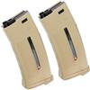 Airsoft Shooter Shop Airsoft Softair PTS 2 pezzi 250rd EPM1 Mag Magazin per APS, D-Boys, Classic Army, WE, SRC, JG, E&C, CYMA, KWA G&P VFC Tokyo Marui M4 AEG Dark Earth