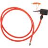 FUNNETOYU Tubo Gonfiaggio per Bici Raccordi Valvola Compatibile, Materiale Tpu e Metallo, Tubo Anti-gelo per Ciclisti Facile da Usare