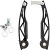 Generic Accessori Leghe di Alluminio Set Freno Bici Lungo Pratico Cavi e Leve Leggero V Pinza Freno Bici Braccio Lungo V Set Braccio Versatile Lega di Alluminio Biciclette Estese Braccio Pieghevole Freni