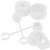 HINTRMENT Set 6 Tappi in Silicone Bianco per Tumbler Cannucce, Flessibili e Anti-Perdita, Accessori per attività Outdoor e Vita Quotidiana