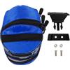RORPOIR Borsello da Sellino per Bicicletta in Poliestere Blu, Facile da Rimuovere e Smontare, Borsa Posteriore per Ciclismo e Accessori per Bici
