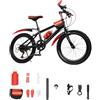 BAOCHADA Bicicletta da 20 pollici per bambini, mountain bike, capacità di carico: 75 kg, colore: verde