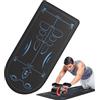 Générique Esercizio AB Roller Mat - Isolamento Saltare Tappetino Fitness Yoga, Allenamento Imbottito Matt | Pad Sonoro Spessore 7 Mm Per Donne Uomini, Cuscino Di Protezione Del Pavimento Confortevole